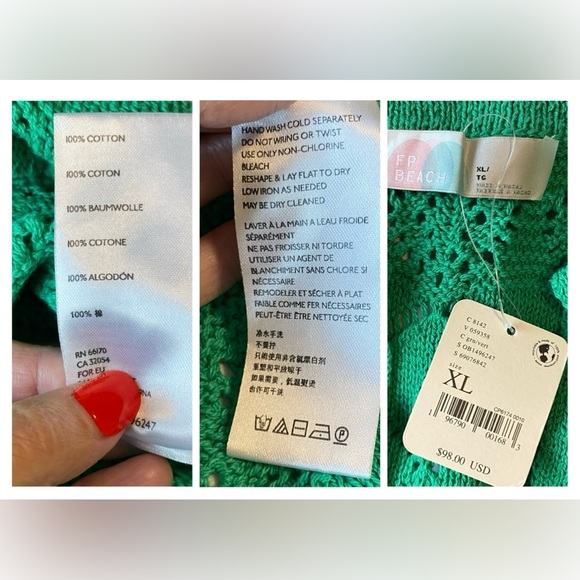 Free people islamorada fauxchet
maxi dress size XL - Picture 16 of 16